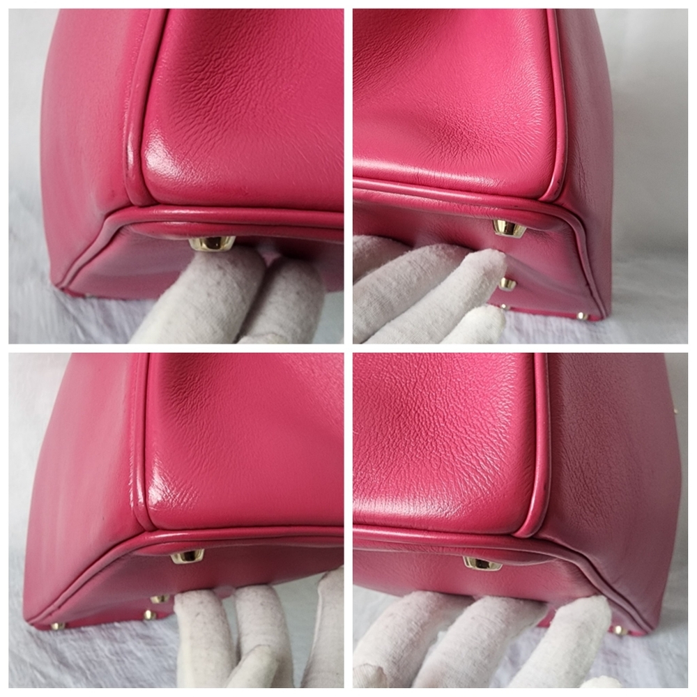 Auth Dior Dorissima Calfskin Leather Tote Bag - Picture 10 of 10